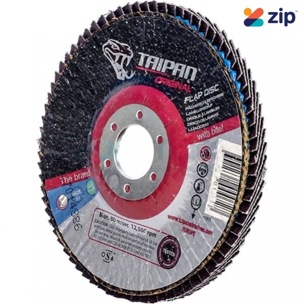 Taipan AF11580 - 115mm (4.5") Z80 Grit Flap Disc TO-5016